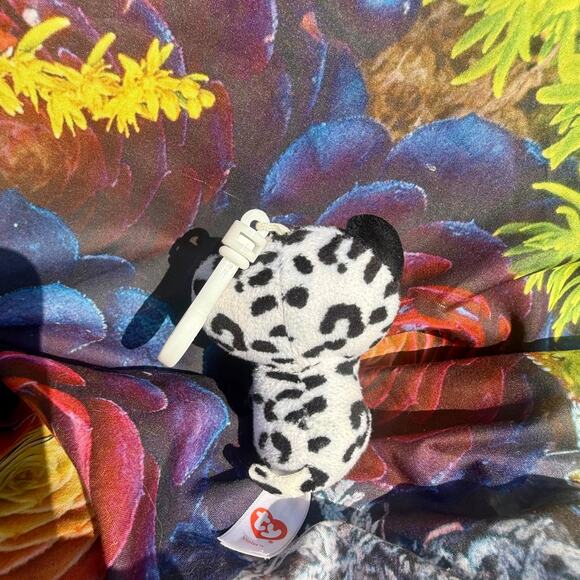 Ty Beanie Boo Violet Mini Keychain Plush | Sparkly Eyes, EUC Collectible - Picture 3 of 4